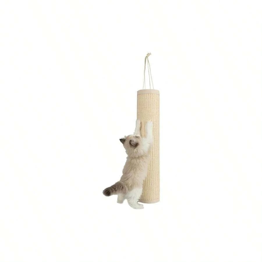 Catify Sloped Sisal Scratchers Indoor Cats, Climbing Ramp Fun And Interactive Indoor, Supports Natural Behaviors, Heavy Duty - Gray - 原木色(奶油色)+ 22 英吋長 x 17.32 英吋寬 x 1.18 英吋高 - 查看 1