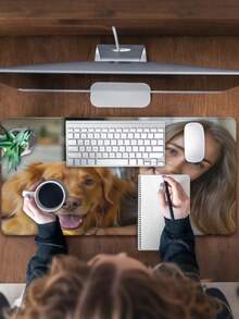 Customizable Gaming Office Mouse Pad With Anti-Slip Design, Ideal Gift For Men And Women, Unique Room Decor, Office Desk Accessory And Personalized Present - Multicolor - View 5