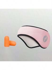 1 件装睡眠眼罩，带防噪音耳塞和耳罩，毛绒保暖柔软眼罩，隔音耳罩，遮光眼罩，可调节舒适设计