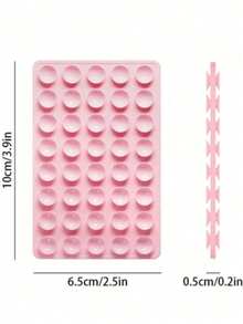 1-4 piezas Agarre adhesivo de silicona para teléfono, soporte adhesivo de silicona antideslizante para teléfono, soporte adhesivo para teléfono, accesorios de manos libres para teléfono para selfies y videos, accesorio de teléfono multifuncional, se ajusta a todos los modelos