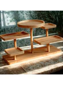 1 قطعة - حامل عرض خشبي متعدد الطبقات، 5 منصات عرض مجوهرات صغيرة، حامل عرض متعدد الأغراض للطاولة لحفلات، حامل عرض خشبي متعدد الأغراض، مناسب للتحف والهدايا التذكارية، للديكور الداخلي والخارجي، (بعض الأجزاء قد تكون عشوائية)، ضروريات العطلات، الخريف، ، هالوين، عيد الميلاد، الكرنفال، اليوم الوطني، الخريف، يوم الاستقلال للمرأة منظم تخزين الأساسيات السفر العودة إلى المدرسة تخزين غرفة النوم ديكور الخريف