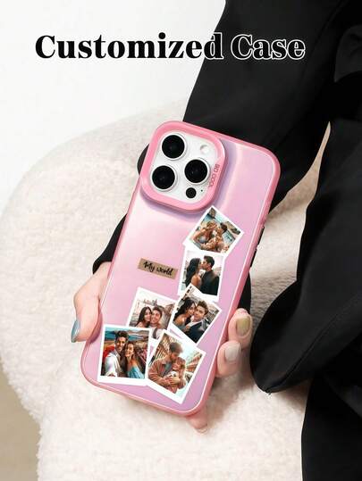 Customizable Matte Black Phone Case With Small Design + Name, Compatible With IPhone XR, 11, 13, 14, 15 And 16 Pro Max. Clear, Fashionable, Colorful, Cute, Minimalist, Perfect Match For Your Phone. Unique Gift For Christmas, Halloween, Anniversary, Valentine's Day, Birthday, Wedding, Mother's Day, Father's Day, Personalized Gift For Friends, Girlfriend, And Mother.