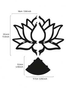 1 pieza de Estantería de pared montada creativa y minimalista (los clavos no están incluidos), disponible en múltiples estilos: libélula, hoja de plátano, mariposa, loto - Accesorio colgante de decoración de pared, estantería de almacenamiento pequeña de madera de bricolaje