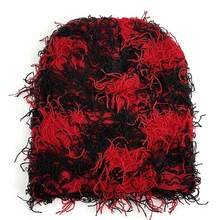 4pcs Distressed Knitted Beanie Fuzzy Winter Hats Thick Warm Beanies Snow Hats Skull For Men Outdoor Ski Knit Cap Winter Warm