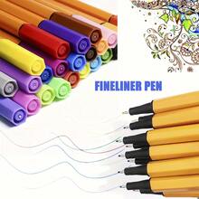 6pcs Fine Liner Pen Set - Waterproof Marker Pens, Essential For Student Drawing | Ideal For Note-Taking, Sketching And Office Supplies | Back To School Gift, Christmas Present