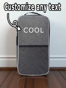 1 Piece Customizable Text Pickleball Bag Cover, Customizable Text Sports Bag Cover, Fits Most Rackets, Personalize Your Rackets.