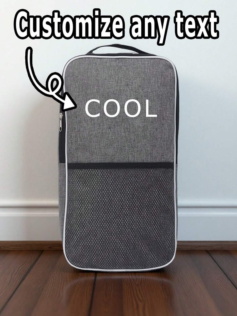 1 Piece Customizable Text Pickleball Bag Cover, Customizable Text Sports Bag Cover, Fits Most Rackets, Personalize Your Rackets.