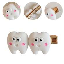 Funny Tooth Barrettes Clip Hairpin Y2K Girls Ornaments Bangs Clip Hairpin For Women Girls Headwear Accessories Tooth Hair Cli - A - 查看 3