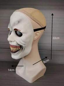 Máscara de silicona, material de látex natural, calavera con movimiento de boca, perfecta para Halloween, cosplay, fiestas, fotografía, cosplay