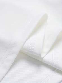 Camiseta de manga corta con estampado de letras para hombres de verano - Blanco - Ver 6