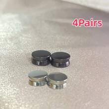 1Pair/2/4Pairs Flat Colorful Magnetic Clasp Veil Scarf Clip, Shawl Brooch Windbreaker Shawl Multi-Functional Anti-Slip Magnetic Clasp