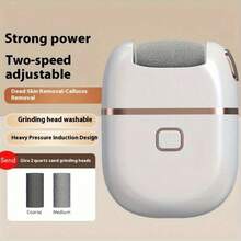 Hot Selling High Foot Scraper, Three Types Of Replacement Grinding Heads, Two Speeds, Integrated Demolding - White - View 3