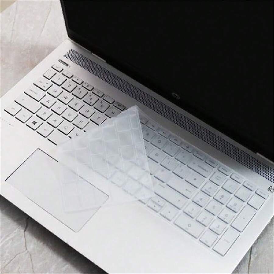 For HP Star Series 15 Inch Laptop Keyboard Keyboard Case Silicone Waterproof Keyboard Cover Playful Keyboard Cover, Soft Silicone Material, Laptop Accessory | Playful Design | Durable Keyboard Case, Laptop Keyboard Case - Transparent Dedicated - View 1