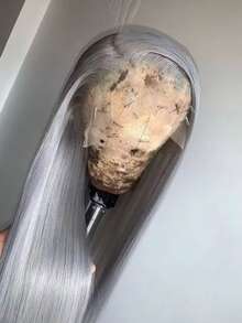 CEXXY 10-34 Zoll HD-Spitzenfrontperücke 13x6 Spitzenfrontperücke Echthaar Silbergrau Glatte Spitzenperücke Vorgedehnte Spitzenperücke Brasilianische Damenperücke Natürlich und seidig Angenehm zu tragen Für Frauen entworfen Geeignet für Partys, Festivals und verschiedene Anlässe 10-34 Zoll HD-Spitzenfrontperücke  13x6 Spitzenfrontperücke  Echthaar  Silbergraue glatte Spitzenperücke  Vorgestreckte Spitzenperücke  Brasilianische Damenperücke  Natürlich und seidig  Angenehm zu tragen  Entworfen für Frauen  Geeignet für Partys, Festivals und verschiedene Anlässe - Silbergrau - Übersicht 6