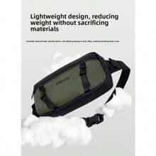Bolso bandolera para hombres. Bolso de hombro de alta gama. Bolso de pecho ultraligero para mujer. Bolso de viaje impermeable con cremallera