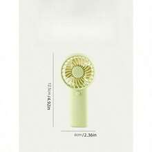 1pc Handheld Battery Operated Cartoon Mini Fan, Portable For Summer And For Outdoor,Sport,Travel,Kitchen,Bedroom,School,Office,And For Woman,Man,Children,Adult