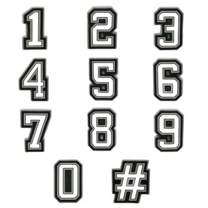 11/26/37 Stücke Buchstaben Serie Schuh Dekor zur Dekoration, DIY Accessoires (es kann etwas Klebstoffrückstände oder leichte Mängel auf der Rückseite geben, die die normale Verwendung nicht beeinträchtigen), süße Schuh Accessoires für den Frühling