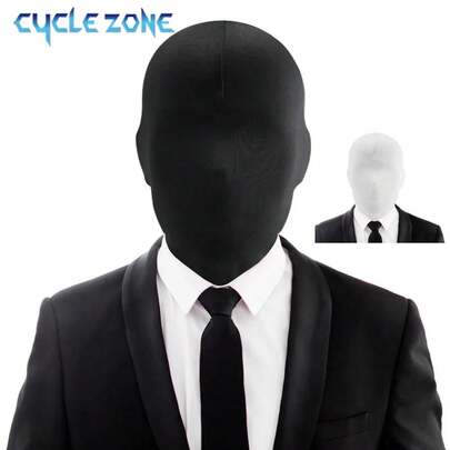 Máscara facial respirável, balaclava elástica unissex para ciclismo, festa, dramatização, Halloween, Natal, estilo faça você mesmo ajustável