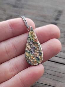 2pcs Flower, Leaf & Geometric Hollow Pendant Earrings, Multi-Color Metal, Minimalist Design For Women, Party