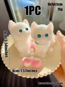 1/8PCS Cute Silicone Simulation Cat, Sticky Stress Relief Toy, Cute Stuff, Taba Squishy, Injectable Bubbles, Travel Portable Fidget Squeeze Toys, Squisy, Blue For Boys, Pink For Girls, Perfect For All Ages Austism, Ideal Holiday Gifts, Small Cute Fun Gift, Fun, Kids Games, Kids Toys, Boy Games, Girl Games, Children's Games, Easter Gifts, Party Bag Fillers, Christmas Stocking Fillers, Fidget Toys, Kids Party Favors[Eyes Random]