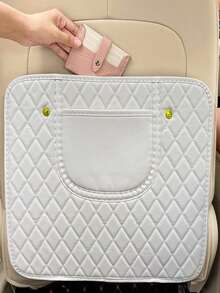 1pc Car Seat Back Protector, Universal Kick Mat For Children