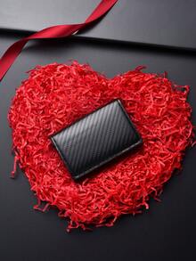 Aluminum Alloy Carbon Fiber Pattern Multi-Card Wallet, Automatic Pop-Up Card Holder, Unisex Credit Card Case Valentine's Day Gift Valentine'S Day - Multicolor - View 10