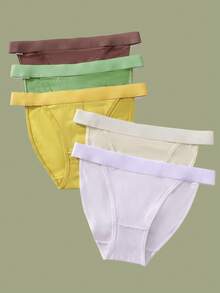 5-Pack - Choose From 5 Colors. Women's Briefs That Don't Constrict The Legs. Simple, Comfortable, Everyday Underwear. - 彩色 - 查看 9