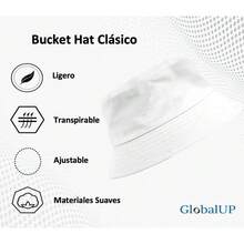 Sombrero de cubo. Sombrero de Pescador para Mujer y Hombre. Bucket Hat Unisex Clásico. Ligero, Cómodo y Suave al Contacto, Ideal para la Ciudad o la Playa. - Gris - Ver 2