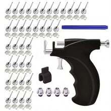Professional Ear Piercing Gun Kit With 18 Pairs 316L Surgical Stainless Steel Stud Earrings For Salon Home Use