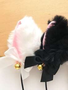 Cosplay Girl Plush Furry Cat Ears Headwear Accessory For Cam Girl Party