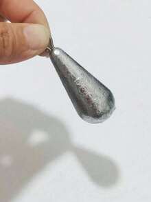 Fishing Accessories, Sea Fishing & River Fishing, Water Drop Shaped Lead Sinkers, 10g To 120g Heavy Weight, Fishing Weights - Silver - View 7