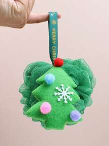 Santa Claus Bath Bomb Snowman Non-Scattering Bath Flower Ball Cute Cartoon Reindeer Style Shower Flower Snowflake Style Gift Style Christmas Bath Towel Flower New-Style Bath Towel Bubble Bath Ball Rich Soft Foam Travel Portable Bath Ball Non-Scattering Flower Foam Net Christmas Decoration - one-size - View 5