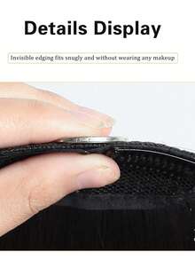 25厘米/35厘米合成发卷发迷你发垫头发黑棕色深棕色接发女士接发蓬松发垫