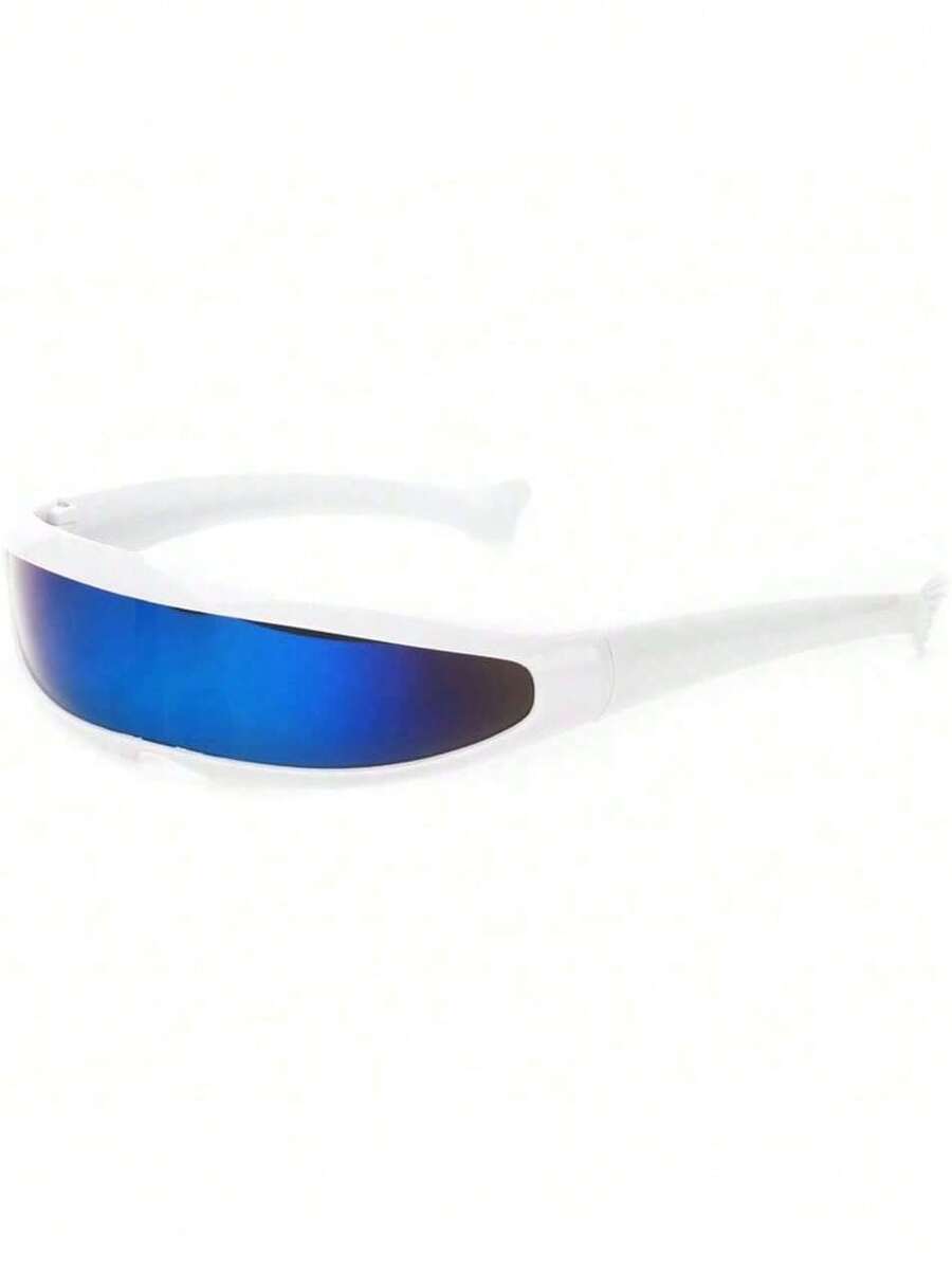 Ocean Line Futuristic Narrow Personality Mirrored Lens