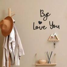 3-częściowy zestaw drewnianych tabliczek w stylu rustykalnym boho "Żegnaj, moja miłości" – wielokrotnego użytku dekoracja ścienna do domu wyrażająca miłość i ciepło dla rodziny i bliskich