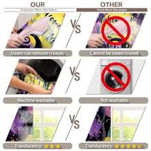 D72x43inch Fabric Welcome Little Nightmare Backdrop Halloween Pumpkin Moon Town Background Birthday Baby Shower Christmas Party Decorations Photo Booth Banner10