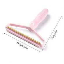 1pc Double-Sided Manual Lint Roller Set, Portable Fuzz Remover For Clothes, Sofa, Car - Metal Construction, Uncharged, No Battery Required - Ideal For Bedroom, Living Room, Coats, Sweaters