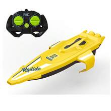 قارب بريموت كنترول 2.4 جيجا هرتز، أحمر/أزرق/أصفر، تصميم مقاوم للماء، تحكم عن بعد، للتنقل على سطح الماء، بطارية طويلة الأمد، مصنوع من مادة ABS، لعبة مائية خارجية للأطفال، هدية عيد ميلاد للأولاد والبنات - متعدد الألوان - مشاهدة 8