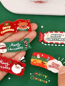 5 قطع من دبابيس شعر كيوت بشكل حلوى عيد الميلاد، تتميز بعناصر عيد الميلاد مثل بابا نويل وشجرة عيد الميلاد والرجل الثلجي والغزلان والأجراس والحلوى والفيونكات، دبابيس أكريليك كرتونية، دبابيس شعر جانبية، هدايا عيد الميلاد، أغطية رأس عيد الميلاد، ديكورات عيد الميلاد 2025، أدوات تصوير للاحتفالات، هدايا عيد الميلاد، زينة عيد الميلاد، ديكورات حفلات، عيد الميلاد للعائلات، للاستخدام خلال عيد الميلاد.