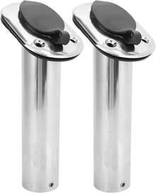 Soporte para Caña de Pescar de Acero Inoxidable, Incluye 2 Unidades con Base de 9 Pulgadas y Ajuste de 30°, Ideal para Yates y Embarcaciones - 1 - Ver 7