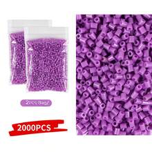 1000/2000/5000pcs 2.6mm Mini Fuse Beads Pixel Puzzle Iron Beads Melting Beads DIY High Quality Handmade Gift - Beans - View 15
