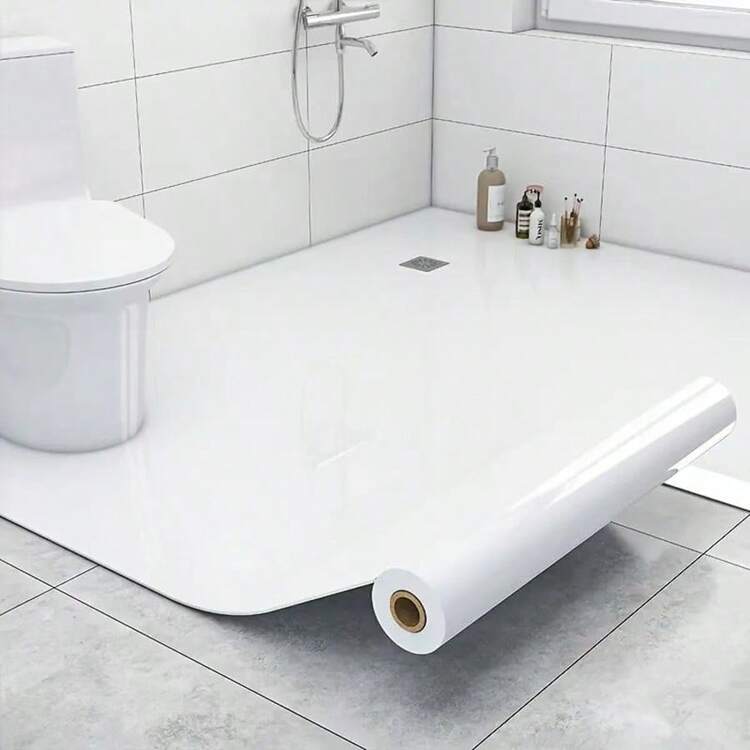 1 Rollo, Papel tapiz de mármol brillante, Pegatinas de piso de azulejos cerámicos/Pegatinas de pared 3D, Autoadhesivo impermeable y resistente al aceite de PVC, Baldosas de techo para decoración DIY, Adecuado para sala de estar, cocina, dormitorio y decoración de baño - Multicolor - Añade 23