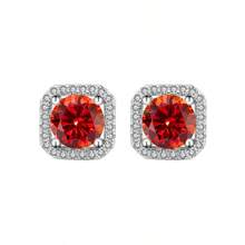 1 Coppia di Orecchini a Perno in Argento Sterling 925 con Zirconia Cubica, Eleganti Orecchini Minimalisti da Regalo per Donne, Adatti per Uso Quotidiano, Pendolarismo, Tempo Libero, Viaggio, Festa, Collezione. Forniti con Confezione Regalo Delicata, Accessorio di Moda per Tutte le Stagioni