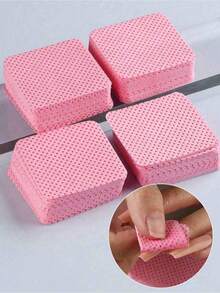 1000pcs Gel Nail Polish Remover Wet Wipes, Nail Polish Remover Lint-Free Cleaning Pads, Wholesale Makeup Tools, Durable Cleaning Agent, Nail Art Nail Polish Remover Lint-Free Wet Wipes, Cleaning Pads - Multicolor - View 3