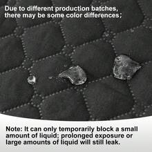 1pc Solid Color Plaid Pet Blanket, Water-Resistant And Anti-Slip, Suitable For Small/Medium/Large Pets, Applicable For 1-4 Seater Sofa In Bedroom And Living Room - Black - View 5