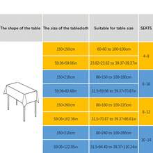 1Pc Elegant White Wrinkle-Resistant Tablecloth, Polyester Rectangular Table Cover For Halloween Christmas Birthday Party, Outdoor Picnic Wedding Camping & Kitchen Decor Multi Size