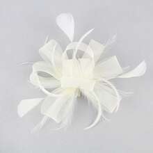 Fascinator Pillbox Hats For Women Feather Flower Church Derby Headband Clip Wedding Tea Party Hat, Mini Cap, Hair Accessories
