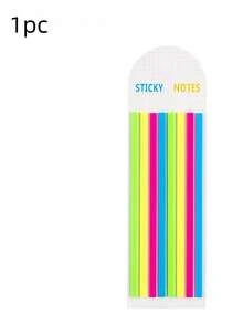 1pc/2pcs/4pcs Mixed Colors/8pcs Random Colors Super Long Index Stickers, Student Reading Labels, Office Indicator Stickers, Book Annotation Labels, Transparent Waterproof Sticky Notes, Colorful Adhesive Labels, Back To School
