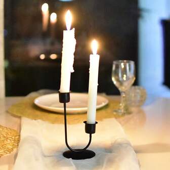 1pc Plato European Retro Candlestick, Candle Aromatherapy Base Candlelight Dinner Home Decor, New Year Christmas Party Birthday Wedding Decoration, Home Candle Holder Decor