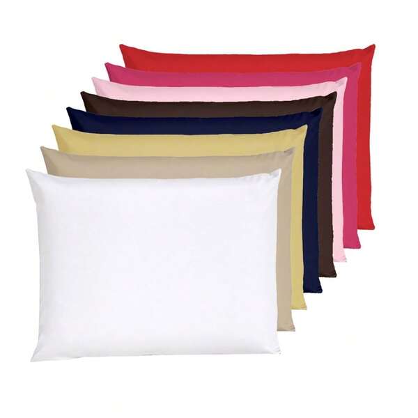 Kit De 10 Fronha Para Travesseiro 5 Pares 50cm X 70cm 100%Poliester 180 Fios Estampas Sortidas